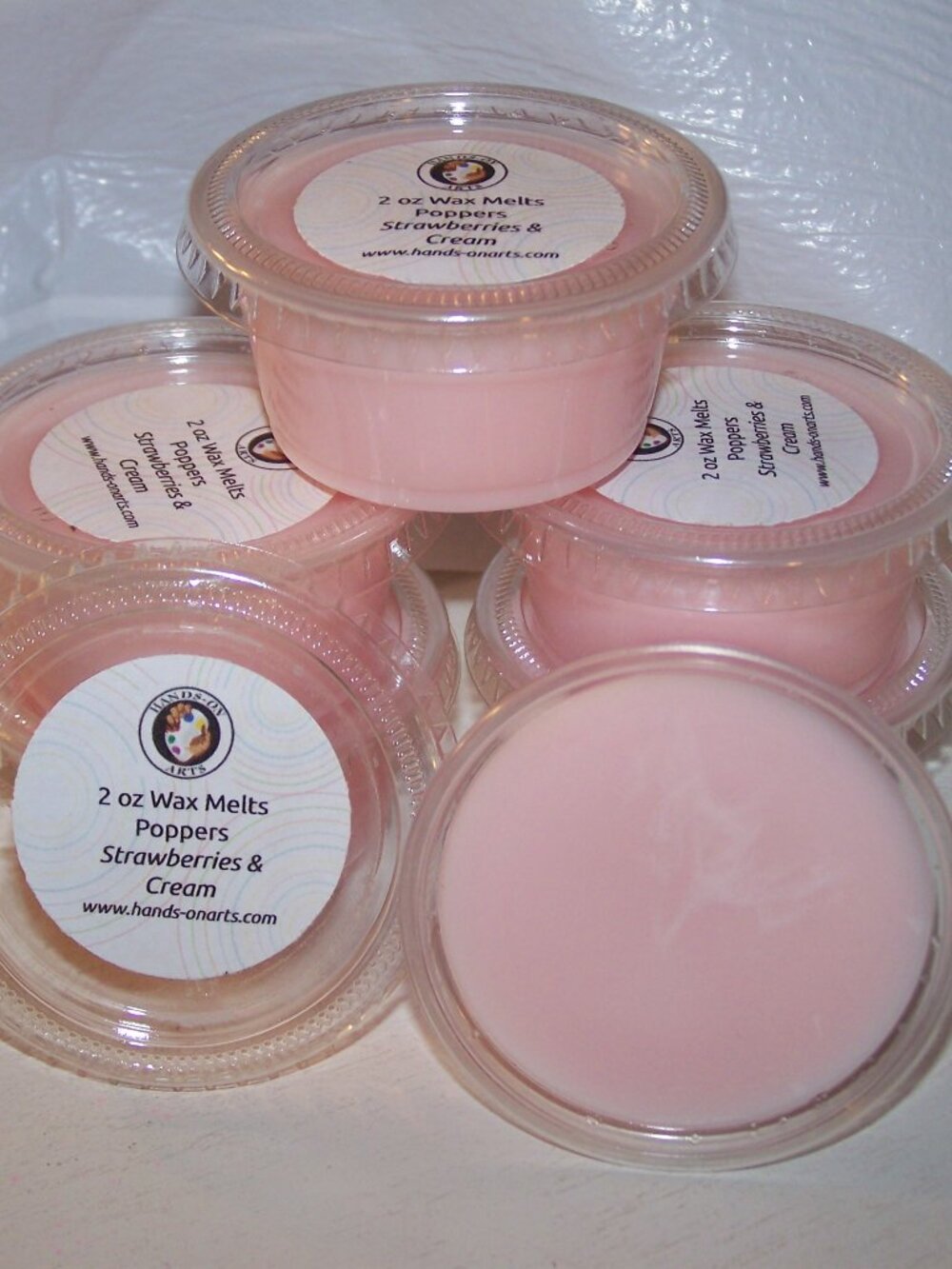 Set of 5 - 2 oz Wax Melts Poppers - Various Fragrances - Handmade